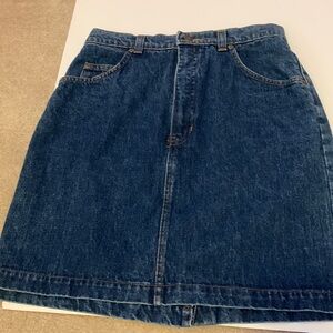 Vintage The Gap 90s Denim Made in USA Denim Skirt View Vintage Size 12 Zippered